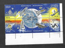 USA 1981 MNH Space Achievements Sg 1886/93 - Ungebraucht