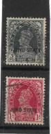 INDIA - JIND 1937 - 1938 3p, 1a SG 109, 112 FINE USED Cat £4.25 - Jhind