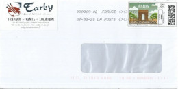 Montimbreligne Sur Enveloppe : Paris, Arc De Triomphe - Printable Stamps (Montimbrenligne)