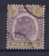 Malaya - Pahang: 1895/99   Tiger    SG16     5c   Used - Pahang