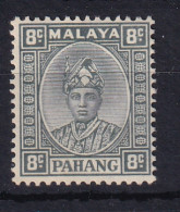 Malaya - Pahang: 1935/41   Sultan Abu Bakar    SG35     8c  Grey   MH - Pahang