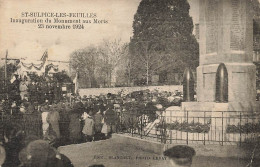 87 - HAUTE-VIENNE - SAINT-SULPICE-LES FEUILLES - Inauguration Du Monument Aux Morts 23 Novembre 1924 - 10488 - Saint Sulpice Les Feuilles