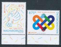 HUNGARY/Ungarn Magyar EUROPA 2023 "Peace, The Highest Value Of Humanity" Set Of 2v** - 2023