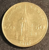 THAILANDE - THAILAND - 50 SATANG 2002 ( 2545 ) - Rama IX - 3° Effigie - KM 203 - Tailandia