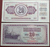 Yugoslavia 20 Dinars, 1978 P-88A - Yugoslavia