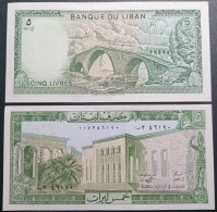 Lebanon 5 Livres, 1986 P-62D - Libanon