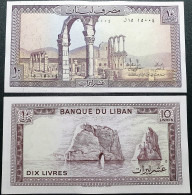 Lebanon 10 Livres, 1986 P-63F - Libanon