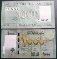 Lebanon 1000 Livres, 2012 P-90B - Lebanon