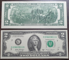 US $ 2, 2017 P-545bg - Devise Nationale