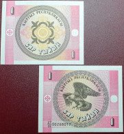 Kyrgyzstan 1 Tyiyn, 1993 P-1A - Kirghizistan