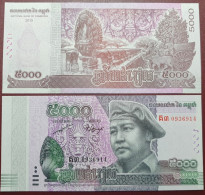 Cambodia 5000 Slices, 2015 P-68A - Cambodia