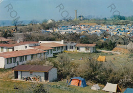 CARTOLINA  C1 TAIZE,SAONE ET LOIRE,FRANCIA-BOURGOGNE-CENTRE DE RETRAITES ET VILLAGE DE TENTES-VIAGGIATA 1983 - Bourgogne