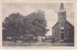 2850	50	Kolonie ,,Filadelfia’’ Te Vries (dr) Kerkje Met Boerderij En Bedrijf (vouwen In De Hoeken En Boven En Punaise Ga - Vries