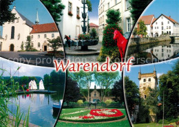 73207779 Warendorf Kloster Park Burg Stadtansichten Rotes Pferd Warendorf - Warendorf