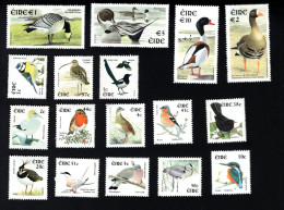 1982494531 200 SCOTT 1353 TILL 1369  (**) POSTFRIS MINT NEVER HINGED - BIRDS IN EURO DENOMINATIONS - Nuovi