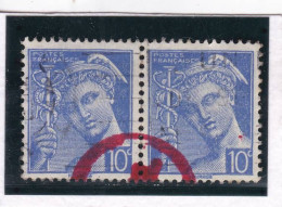 Yvert 607  Cachet De Censure Allemand - 1938-42 Mercurio