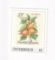 ÖSTERREICH -Heimische OBSTSORTEN Schätze Aus Dem Postarchiv - MARILLE - Personalisierte Briefmarke ** Postfrisch - Francobolli Personalizzati