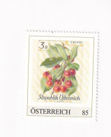 ÖSTERREICH -Heimische OBSTSORTEN Schätze Aus Dem Postarchiv - KIRSCHE - Personalisierte Briefmarke ** Postfrisch - Personnalized Stamps