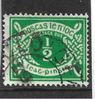 IRELAND 1925 ½d POSTAGE DUE SG D1 FINE USED Cat £22 - Impuestos