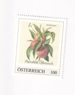 ÖSTERREICH -Heimische OBSTSORTEN Schätze Aus Dem Postarchiv - PFIRSICH - Personalisierte Briefmarke ** Postfrisch - Francobolli Personalizzati