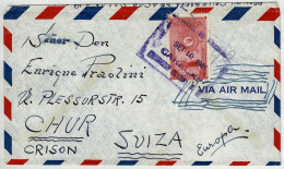 Venezuela 1949, Luftpostbrief / Air Mail Caracas - Chur (Schweiz) - Venezuela