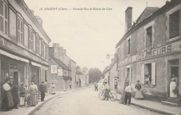 18 - ARGENT SUR SAULDRE - Grande Rue Et Route De Gien - Argent-sur-Sauldre