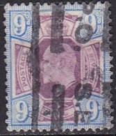 G.B. 1902-10 King Edward VII 9 D Slate Purple / Ultramarin SG 251 - Used Stamps