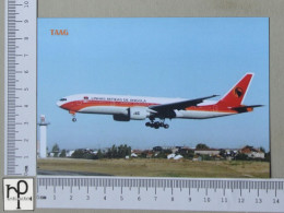 POSTCARD  - TAAG - AIRLINES - 2 SCANS  - (Nº58472) - 1946-....: Era Moderna