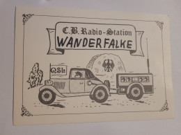 QSL Karte - CB-Radio-Station - Wanderfalke - Radio