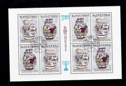 Bloc 1999  De 4X2 Timbres Israël Culture Juive YT 309/310 Oblitéré /  Sheet 1999 Used Mi 356/357 - Hojas Bloque