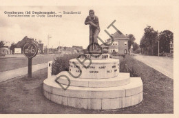 Postkaart - Carte Postale - Grembergen - Standbeeld Martelaarlaan En Oude Goudweg (C5642) - Dendermonde