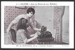 CPA Publicité Publicitaire Réclame Non Circulé Machine à écrire Typewriter L'Oliver - Publicité