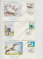 FDC 3 FDC YT N° 156 157 158 Oiseaux Frégate Perroquet Gygis- 1980. - FDC
