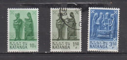 CONGO KATANGA 1961 YT N° 52 54 57 - Nuovi