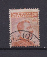 ITALIE 1917 TIMBRE N°105 OBLITERE VICTOR EMMANUEL III - Oblitérés