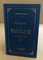 Géographie Du Département De Vaucluse - Sin Clasificación