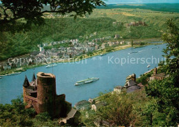 73204413 St Goar St Goarshausen Burg Katz Ruine Rheinfels St Goar - St. Goar