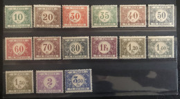 Belgique 1919-1922 Timbres-Taxe (avec Charnière) - Stamps