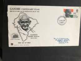 Mahatma Gandhi 3 Diff. GB US And Guyana South America Covers See Photos Always Welcome Your Offers - Mahatma Gandhi