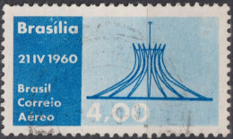 1960 Brasilien AEREO ° Mi:BR 980, Sn:BR C96, Yt:BR PA84, Metropolitan Cathedral Of Brasilia - Usati