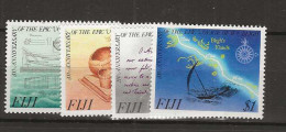 1989 MNH Fiji Mi 598-601 Postfris** - Fidji (1970-...)