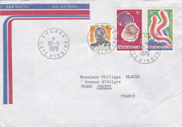 Côte D'Ivoire-1979--lettre BOUAKE Pour CHATOU -78 (France)-tps Divers Dont  Coquillage ..cachets - Côte D'Ivoire (1960-...)