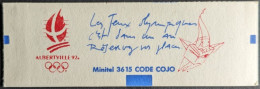 Variété 2614-C10a Conf.SANS Numéro  Daté 5/ 21-12-90 Briat 2.30 R Carnet Fermé Cote 50€ - Modern : 1959-…