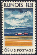 !a! USA Sc# 1339 MNH SINGLE - Illinois Statehood - Unused Stamps