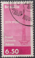 1960 Brasilien AEREO ° Mi:BR 981, Sn:BR C97, Yt:BR PA85, Brasilia TV Tower, TV Turm - Oblitérés