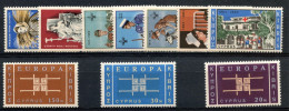 CHYPRE - YVERT 210 A 219 + BF 1 - ANNEE COMPLETE 1963 -  SANS CHARNIERE - Cyprus (...-1960)