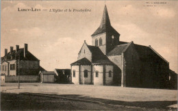 Lurcy-Lévis L'Eglise Et Le Presbytère Church Chiesa Allier 03320 Cpa Non Ecrite Au Dos En TB.Etat - Autres & Non Classés