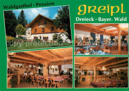 73203500 Dreieck Regen Waldgasthof Pension Greipl Restaurant Dreieck Regen - Regen