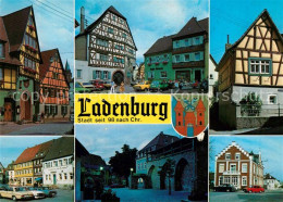 73203416 Ladenburg Altstadt Fachwerkhaeuser Gasthaus Wappen Ladenburg - Ladenburg