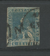 1851 Toscana 6 Cr. N° 7, Margine Corto, Usato - Toskana